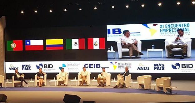 El Encuentro Empresarial reunió en un mismo coloquio a los Presidentes de Colombia, Chile, México, Perú y Portugal